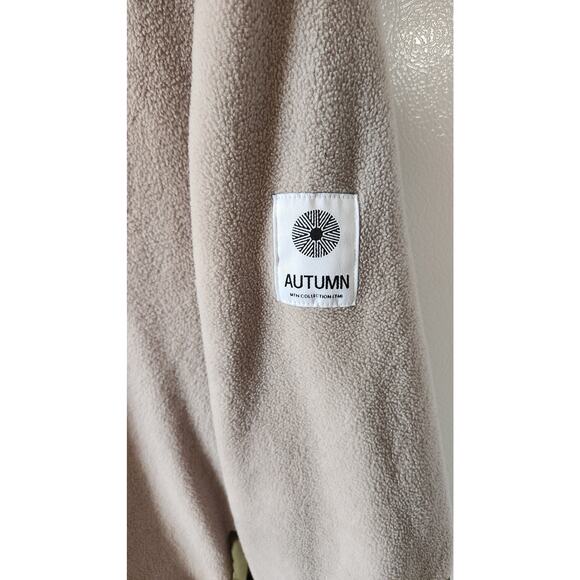 Autumn Solstice Full Zip Fleece Layer Jacket Grey Green Size Men Large Like New - Picture 4 of 6